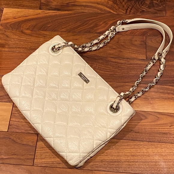 Kate Spade White Quilted Shoulder Bag - Picture 5 of 13